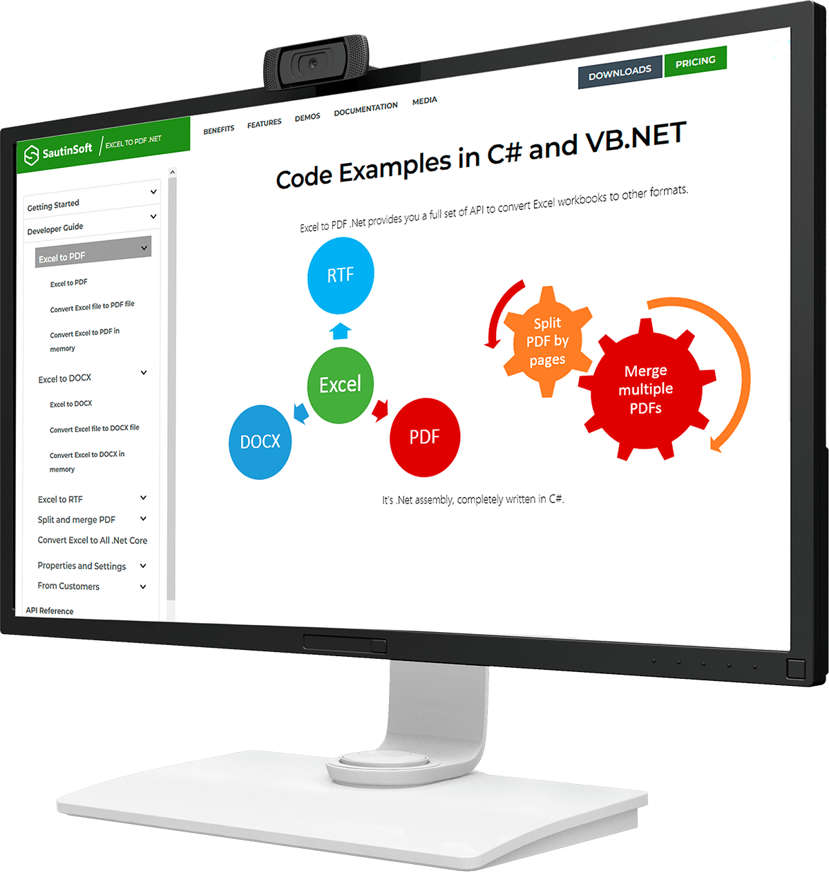 SautinSoft.ExcelToPdf примеры кода