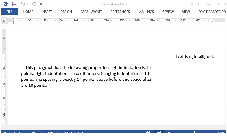 Create a Paragraphs
